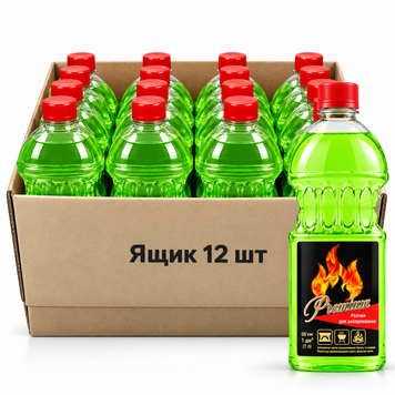 Разжигатель гелевый для костра TM Premium 1 л (комплект 12 шт) РГК-2-12 фото